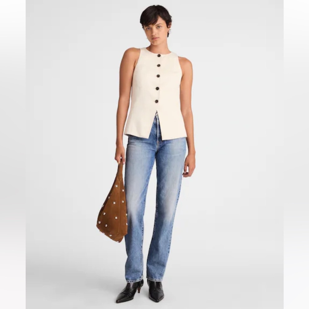 Madewell longline straight jean